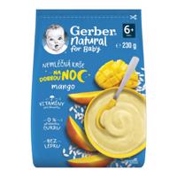 GERBER Natural nemliečna kaša dobrú noc mango od ukonč. 6. mesiaca 230 g