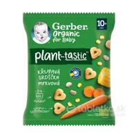 Gerber Organic chrumkavé srdiečka s mrkvou 10m+, 28g