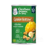 Gerber Organic Chrumky Kukurično-ovsené s mangom a banánom 12m+, 35g