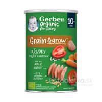 Gerber Organic chrumky s rajčinami a mrkvou 10m+, 35g