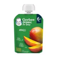 GERBER Organic kapsička mango bio ovocná desiata(od ukončeného 6. mesiaca 90 g