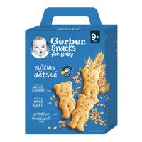 GERBER Snacks for baby detské sušienky 9+ 180 g