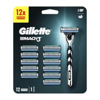 GILLETTE Mach3 manuálny holiaci strojček + náhradné hlavice set