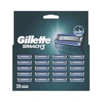 GILLETTE Mach3 náhradné holiace hlavice 20 ks