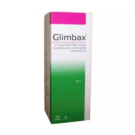 Glimbax ústny výplach 200 ml