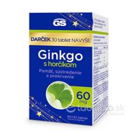 GS Ginkgo 60mg s horčíkom 90tbl+ darček navyše 30tbl