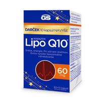 GS Koenzým lipo Q10 60 mg 60 + 10 kapsúl navyše