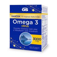 GS Omega 3 citrus 100 + 70 kapsúl navyše