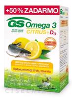 GS Omega 3 CITRUS + D3 cps 60+30 (50% zadarmo) (90 ks)