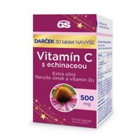 GS Vitamín C 500 g s echinaceou 70 + 30 tabliet navyše