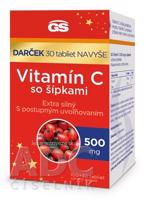 GS Vitamín C 500 mg so šípkami darček 2023 tbl 100+30 navyše (130 ks)