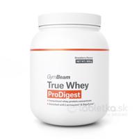 GymBeam True Whey Prodigest proteín príchuť jahoda 900g