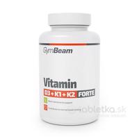 GymBeam VITAMIN D3+K1+K2 FORTE 120 kapsúl