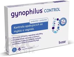 GYNOPHILUS CONTROL vaginálne tablety 1x6 ks