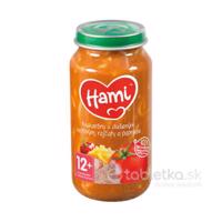 Hami príkrm Makaróny s duseným bravčovým, paradajkami a paprikou 12+ 250g