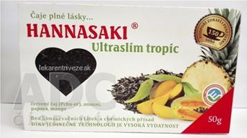 HANNASAKI Ultraslim tropic červený čaj s ovocím, 1x50 g