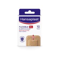 Hansaplast FLEXIBLE XL Elastic náplasť 5cm x 7,2cm, 10ks