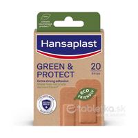 Hansaplast GREEN & PROTECT udržateľná náplasť 2 veľkosti 20ks