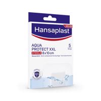 HANSAPLAST Med aquaprotect XXL náplasť vodotesná 8 x10 cm 5 ks