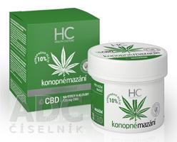 Health Culture Konopné mazanie 10% s CBD krém 125 ml