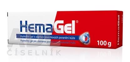 HemaGel gél na ošetrenie povrchových poranení 1x100 g