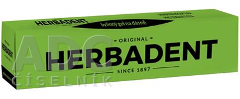 Herbadent Original bylinný gel na ďasná (zelený) 25 g