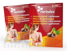 Herbalex Hrejivá náplasť s gaštanom 1x1 ks