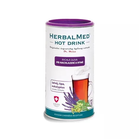 HERBALMED Hot drink Dr Weiss nachladnutie a nádcha 180g