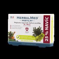 HERBALMED Pastilky pre odkašliavanie 24 + 6 tabliet ZADARMO