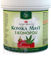 Herbamedicus konská masť s konopou hrejivá 250 ml