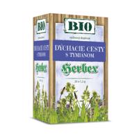 HERBEX Bio dýchacie cesty s tymiánom 20 x 1,2g