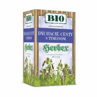 HERBEX BIO DÝCHACIE CESTY s tymiánom bylinná zmes čaj 20 x 1,2 g