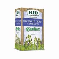 HERBEX BIO DÝCHACIE CESTY s tymiánom bylinná zmes, čaj 20x1,2 g