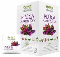 HERBEX Premium pľúca a priedušky 20 x 1,5 g