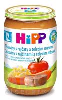 HiPP BIO Cestoviny s rajčinami a teľacím mäsom príkrm-kompletný pokrm (od 12. mesiaca) 1x220 g