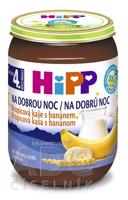 HiPP BIO KAŠA Dobrú noc Krupicová s banánom mliečna, hotová (od ukonč. 4. mesiaca) (Nová receptúra 2016) 1x190 g