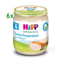 HiPP Príkrm BIO Morčacie mäso 4m+, 6x125g