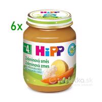 HiPP Príkrm BIO Zeleninová zmes 4m+, 6x125g