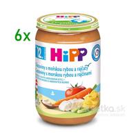 HiPP Príkrm Jemné cestoviny, morská ryba a rajčiny 11+, 6x220g