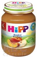 HiPP Príkrm ovocný Broskyne nová receptúra 2016, (od ukonč. 4. mesiaca) 1x125 g