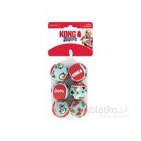 Hračka Kong Dog Holiday Airdog Lopta s pískatkom tenis S