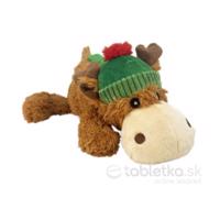 Hračka Kong Dog Holiday Cozie Reindeer s pískatkom M