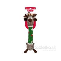 Hračka Kong Dog Holiday Shaker Luvs Reindeer s pískatkom M