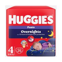 HUGGIES Overnights Pants 4 plienkové nohavičky 9-14kg 26ks