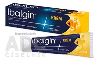 Ibalgin KRÉM crm der (tuba Al s PP uzáverom) 1x100 g