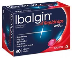 Ibalgin Rapidcaps 400 mg x 30 kapsúl