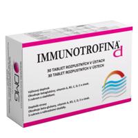 IMMUNOTROFINA D rozpustné tablety v ústach s cukrom a sladidlami 24 tabliet