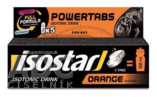 Isostar POWERTABS Orange šumivé tablety na prípravu izotonického nápoja, príchuť pomaranč, 1x10 ks