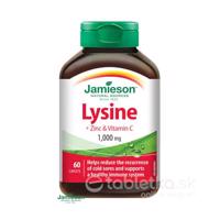 Jamieson Lyzín 1000mg so Zinkom a Vitamínom C 60 tbl