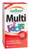 Jamieson Multi Kids multivitamín na cmúľanie 60 tabliet